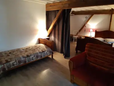 Un ou plusieurs lits dans un hébergement de l'établissement Logement à la ferme
