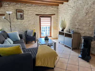 Coin salon dans l'établissement Maison de Caractère