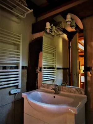 Salle de bains dans l'établissement Appartement au bord de l'Eure
