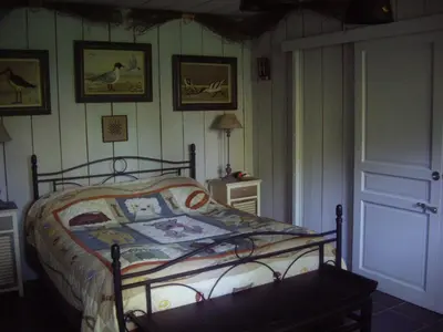 Un ou plusieurs lits dans un hébergement de l'établissement La Grange des Marettes