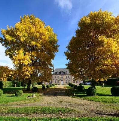 Jardin de l'établissement Chambres d'Hôtes de Manoir de Captot