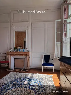 Coin salon dans l'établissement Fief des 3 Guillaume Chambres d'hôtes