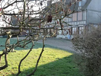 Jardin de l'établissement Gîte de la Ferme de la Côte