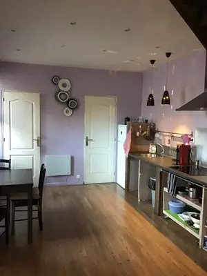 Cuisine ou kitchenette dans l'établissement Saint-Pierre