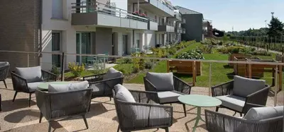 Balcon ou terrasse dans l'établissement DOMITYS L'AIGRETTE BLEUE