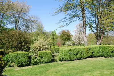 Jardin de l'établissement Gites aux Fleurs de Cerises