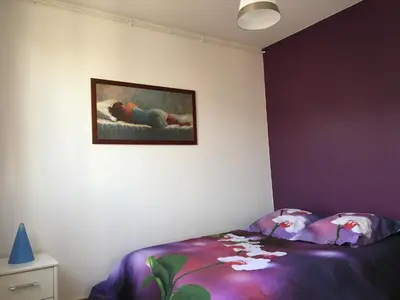Plan de l'établissement APPARTEMENT Deux chambres Salon Parking Rouen Kindarena