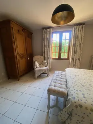 Un ou plusieurs lits dans un hébergement de l'établissement Chambres d'Hôtes Lambert Rouen
