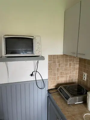 Cuisine ou kitchenette dans l'établissement Chambres d'Hôtes Lambert Rouen