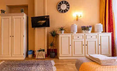 Un ou plusieurs lits dans un hébergement de l'établissement La Villa