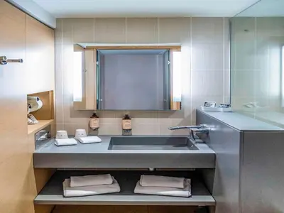 Salle de bains dans l'établissement Mercure Amiens Cathédrale