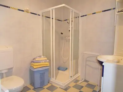 Salle de bains dans l'établissement Chambres d'hôtes La Luce