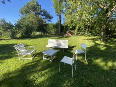 Jardin de l'établissement Longère de charme familiale pour un WE au coin du feu Joli hameau, calme, cheminée