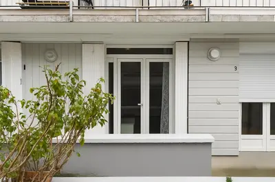 Balcon ou terrasse dans l'établissement Studio tout équipé - 300m gare - 005