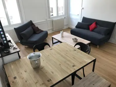 Coin salon dans l'établissement Le secret de Léa