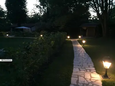 Jardin de l'établissement L'Orée de Giverny