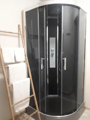 Salle de bains dans l'établissement Chambres d'hôtes Les 4 Vents