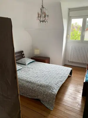 Un ou plusieurs lits dans un hébergement de l'établissement Maison de Charme en Normandie