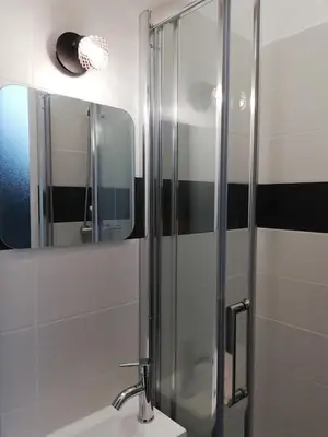 Salle de bains dans l'établissement Studio Gare