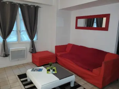 Coin salon dans l'établissement Douce Brise