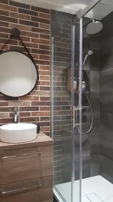Salle de bains dans l'établissement Welk'Home Loft Rouen CHU - Coeur Historique