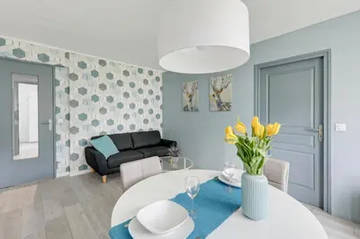 Coin salon dans l'établissement Le paradis de Lila