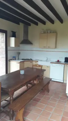 Cuisine ou kitchenette dans l'établissement La Maison de l'Isle