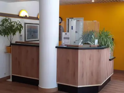 Cuisine ou kitchenette dans l'établissement EGG HOTEL - HOTEL LES GENS DE MER Dieppe