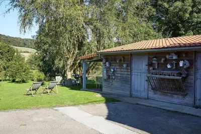 Jardin de l'établissement Les Gîtes de L'Yères