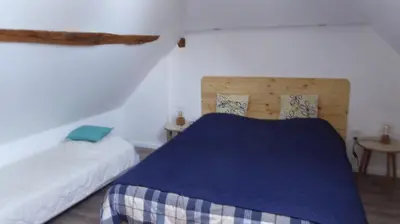 Un ou plusieurs lits dans un hébergement de l'établissement Le Gros Tilleul