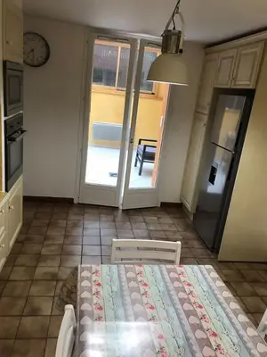 Cuisine ou kitchenette dans l'établissement Stella maris