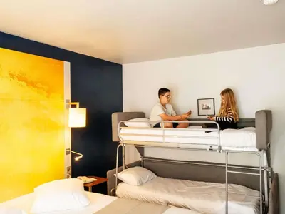 Un ou plusieurs lits dans un hébergement de l'établissement Mercure Rouen Centre Cathédrale