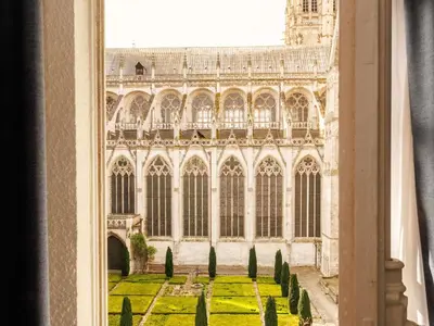 Jardin de l'établissement Mercure Rouen Centre Cathédrale