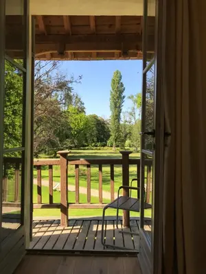 Balcon ou terrasse dans l'établissement Domaine du Plessis