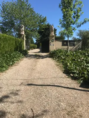 Jardin de l'établissement Chambres d'hôte du Domaine de la Reine Blanche