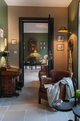 Coin salon dans l'établissement Les Buis de Boscherville Gite