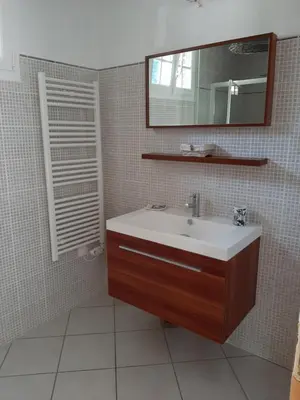 Salle de bains dans l'établissement La petite maison