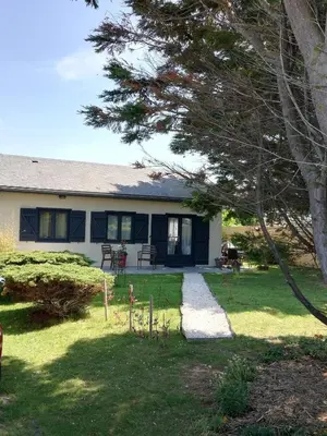 Jardin de l'établissement La Houle, maison