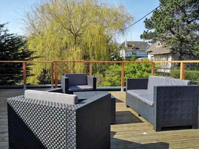 Balcon ou terrasse dans l'établissement Contre vents et marées