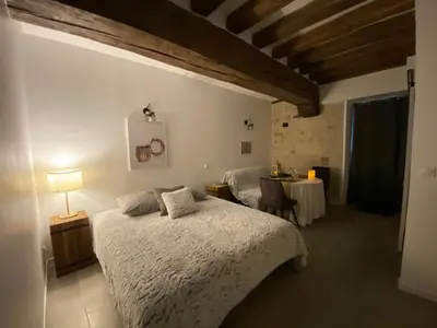 Un ou plusieurs lits dans un hébergement de l'établissement La Ferme de Labbeville