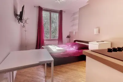 Un ou plusieurs lits dans un hébergement de l'établissement Rouen hyper centre ville Palais de Justice