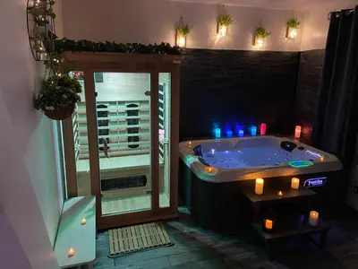 Plan de l'établissement le tricosy jacuzzi et sauna privatif