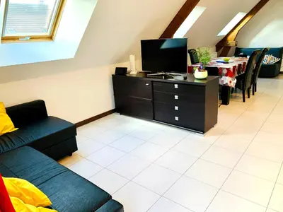 Télévision ou salle de divertissement dans l'établissement Le Paraty - Maison indépendante 72 m2