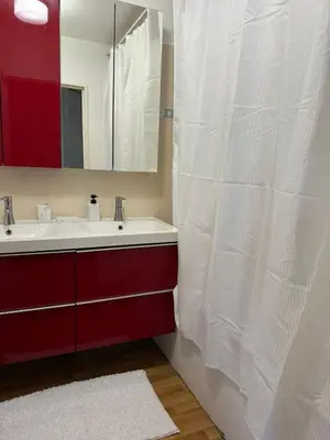 Salle de bains dans l'établissement SPACIEUX Appartement de Charme, près de Paris