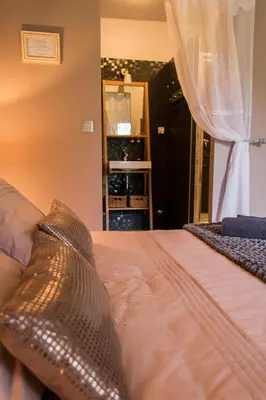 Un ou plusieurs lits dans un hébergement de l'établissement Le Brame - Chambres d'Hôtes