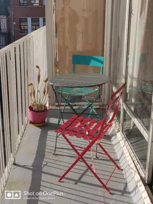 Balcon ou terrasse dans l'établissement Gîte MAÏ - Classé 3 étoiles