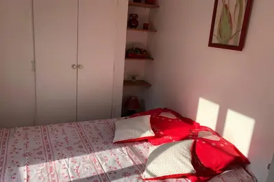 Un ou plusieurs lits dans un hébergement de l'établissement Gite Les Grèves