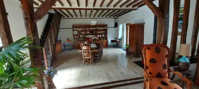 Bibliothèque dans le B&B/chambre d'hôtes