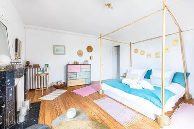 Un ou plusieurs lits dans un hébergement de l'établissement La Villa Lauvray