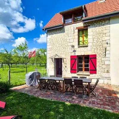 Maison normande au bord de Seine